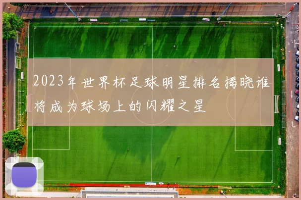 2023年世界杯足球明星排名揭晓谁将成为球场上的闪耀之星