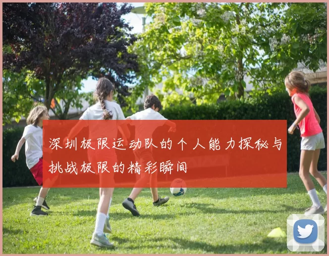 深圳极限运动队的个人能力探秘与挑战极限的精彩瞬间