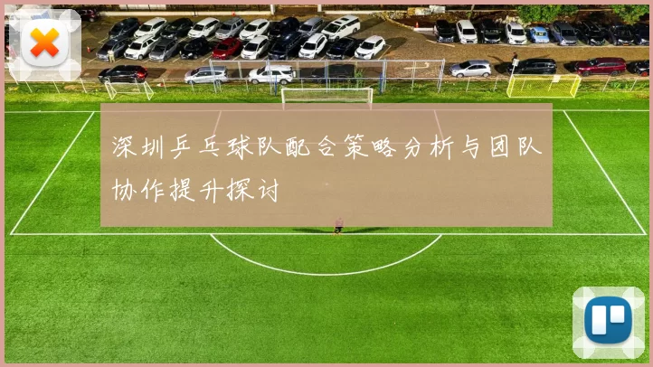 深圳乒乓球队配合策略分析与团队协作提升探讨