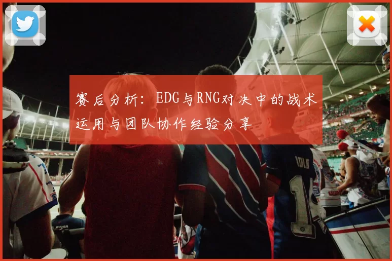 赛后分析：EDG与RNG对决中的战术运用与团队协作经验分享